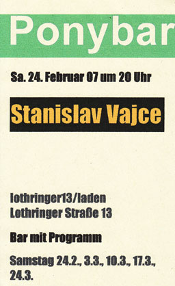 flyer stanislav vajce