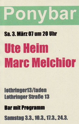 flyer ute heim marc melchior