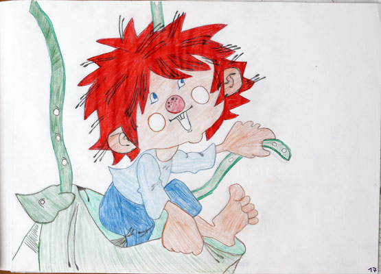 pumuckl zeichnung