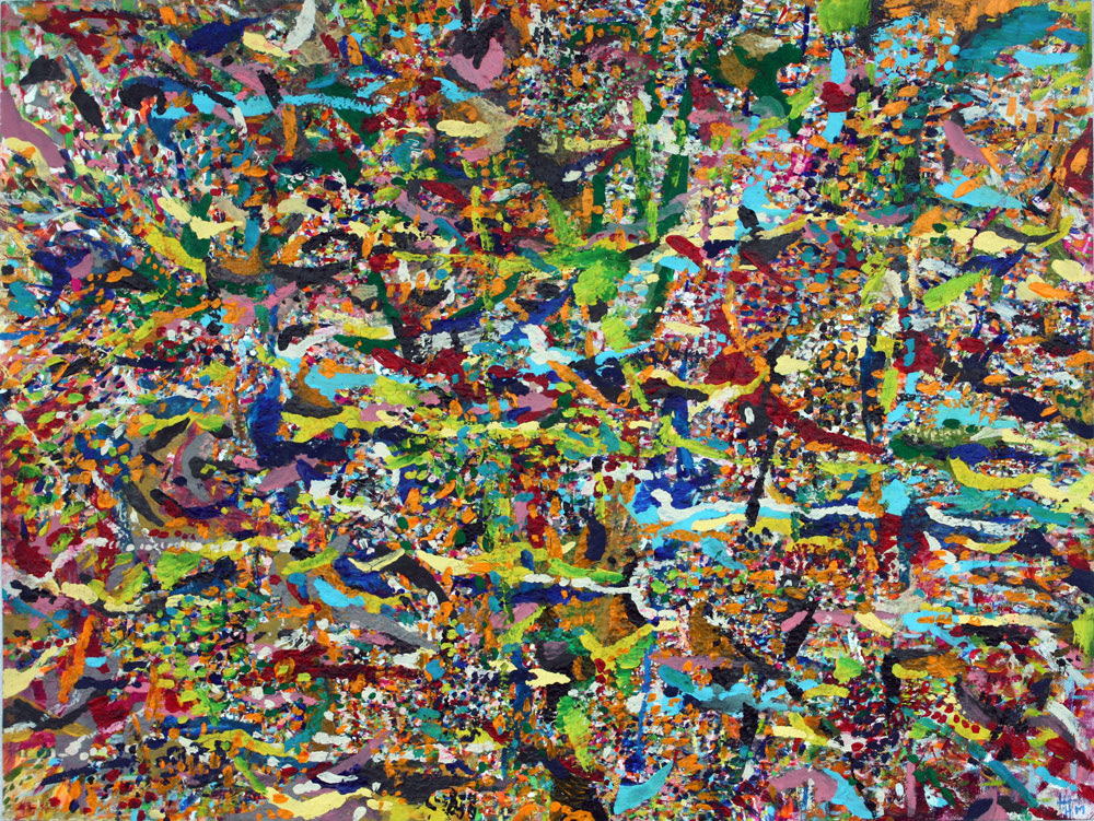 Acrylpsychedelisch